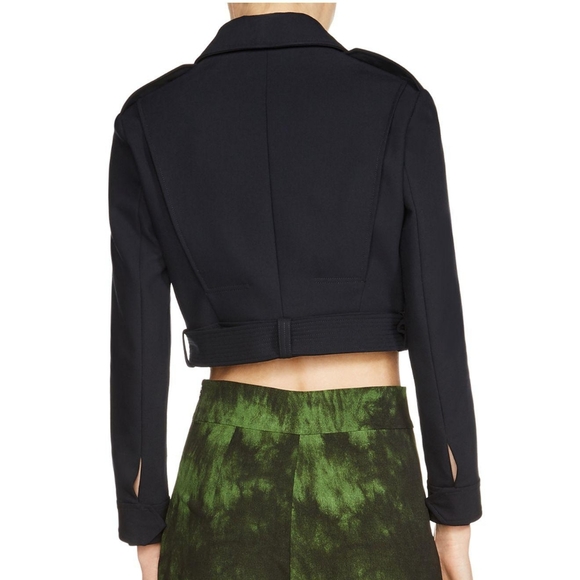 Maje Via cropped military style jacket - Picture 2 of 11